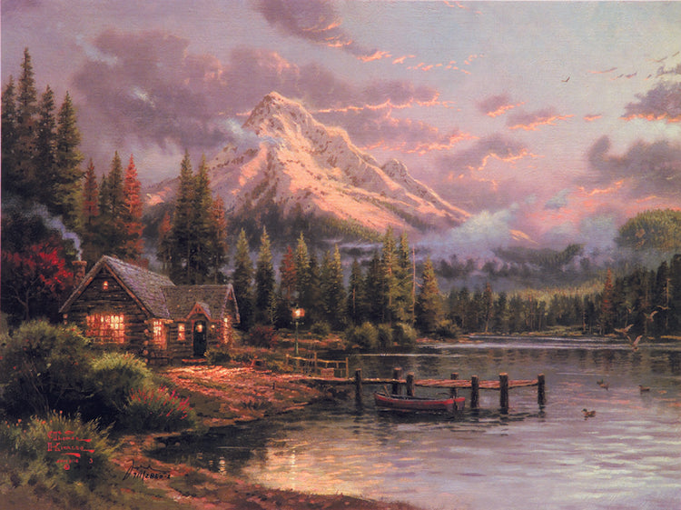 Thomas Kinkade - Lakeside Hideaway (Small) (1999)