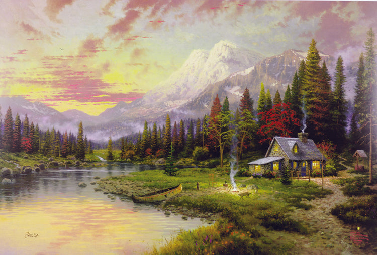 Thomas Kinkade - Evening Majesty (Medium) (1999)