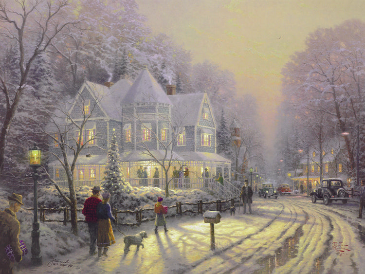 Thomas Kinkade - Holiday Gathering (Small) (1998)