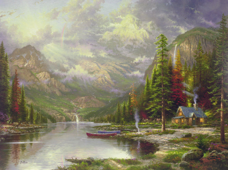 Thomas Kinkade - Mountain Majesty (Medium) (1998)