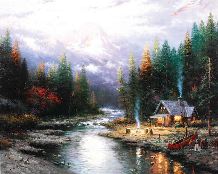 Thomas Kinkade - End of a Perfect Day II (1995)