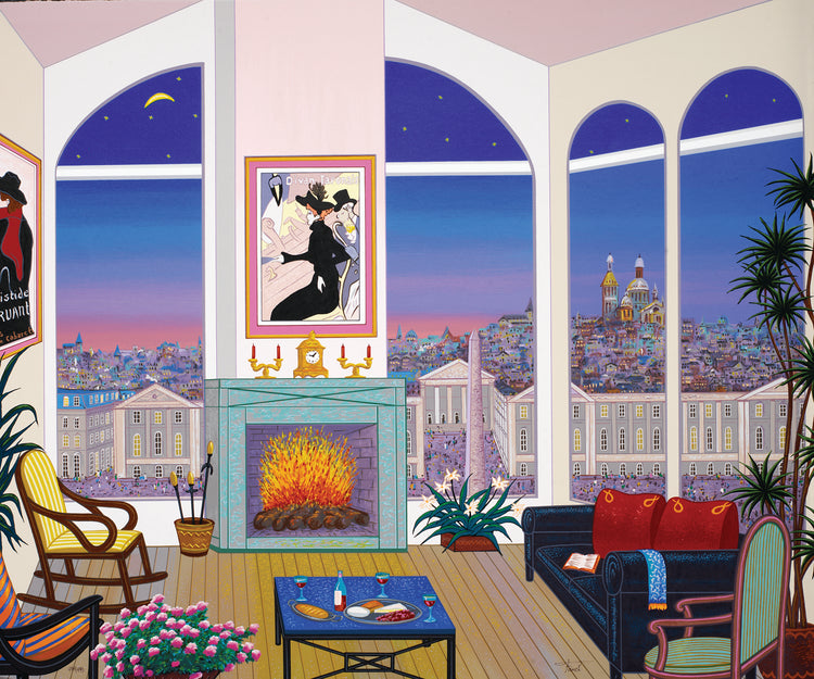 Francois "Fanch" Ledan - Interior with Lautrec (2006)