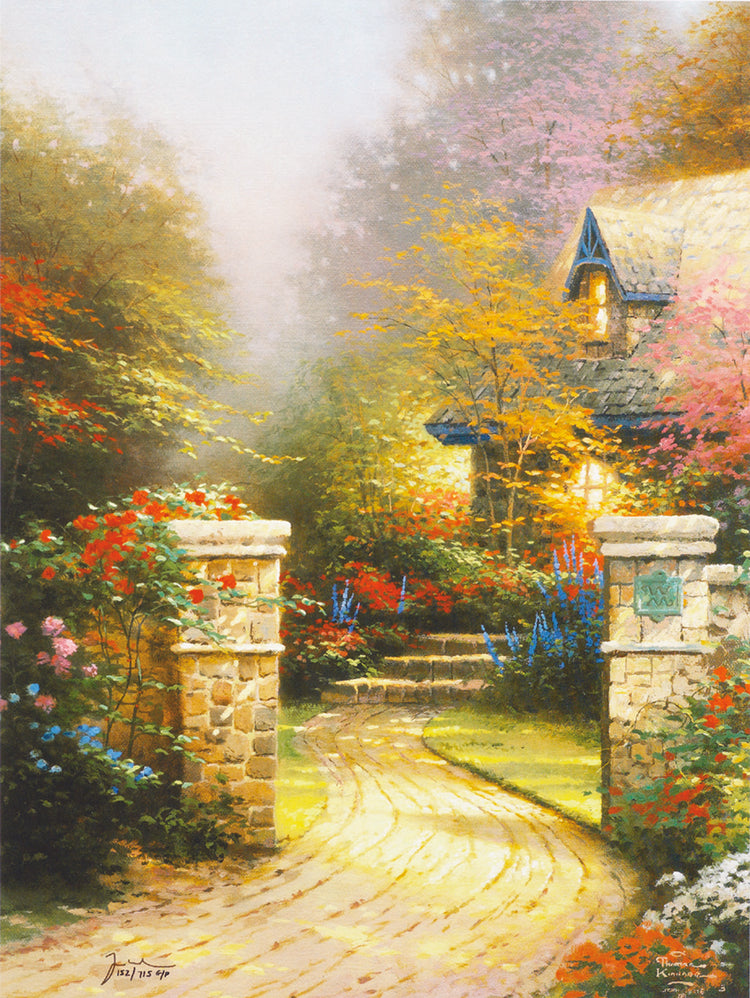 Thomas Kinkade - Rose Gate (1996)