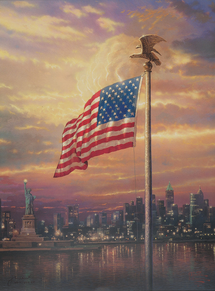 Thomas Kinkade - Light of Freedom (Small) (2001)