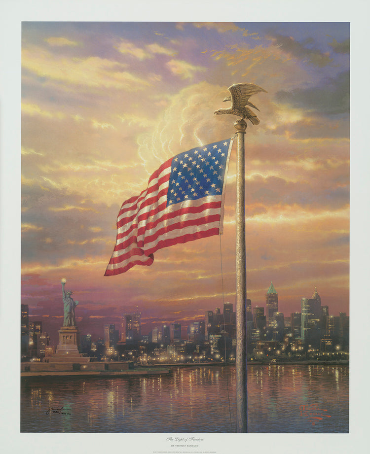 Thomas Kinkade - Light of Freedom (Large) (2001)
