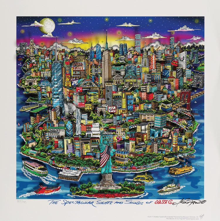 Charles Fazzino - Spectacular Sights & Sounds of NYC (2017)