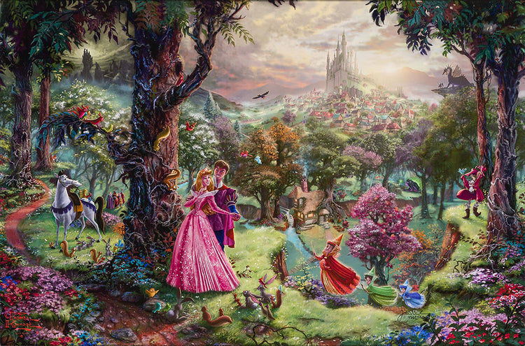 Thomas Kinkade - Sleeping Beauty (Medium) (2011)