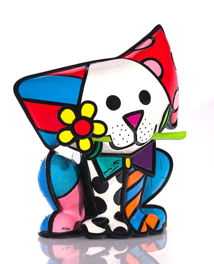 Romero Britto - Yellow Flower (2019)