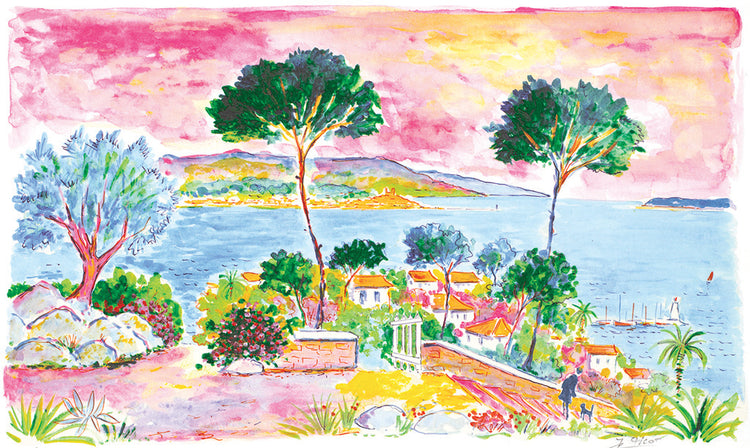Jean-Claude Picot - Ciel Rose a la Napoule (2004)