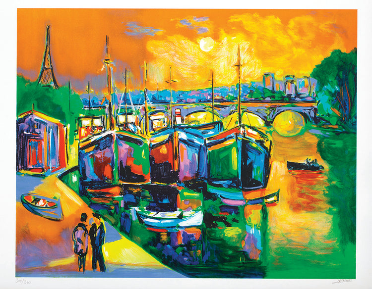 Jean-Claude Picot - Soleil Couchant sur la Seine (2008)