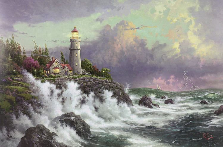 Thomas Kinkade - Conquering the Storms (1999)