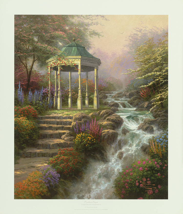 Thomas Kinkade - Sweetheart Gazebo (1999)
