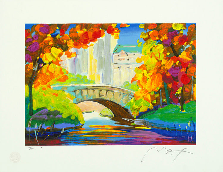 Peter Max - Central Park Autumn (2016)