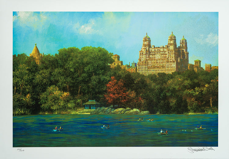 Alexander Chen - Central Park Lake - Fall (2017)