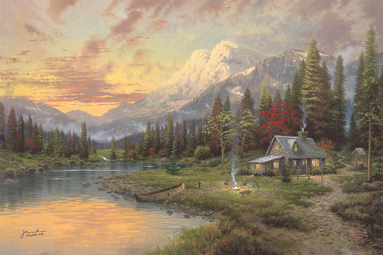 Thomas Kinkade - Evening Majesty (Medium) (1999)