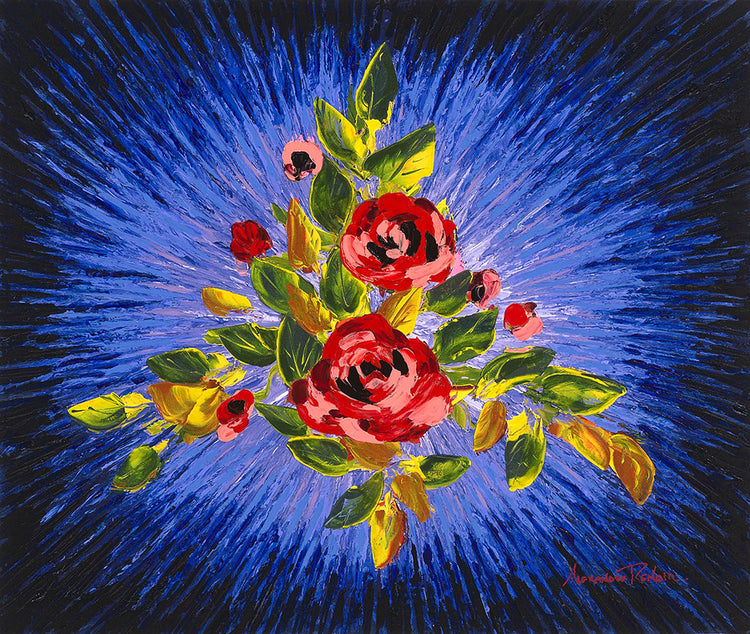 Alexandre Renoir - Violet Starburst (2018)