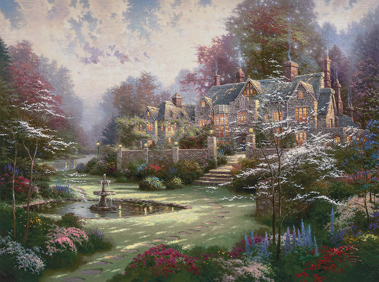 Thomas Kinkade - Gardens Beyond Spring Gate (XL) (1998)