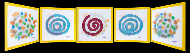 Yaacov Agam - Today/yesterday (Yellow Border) (2019)