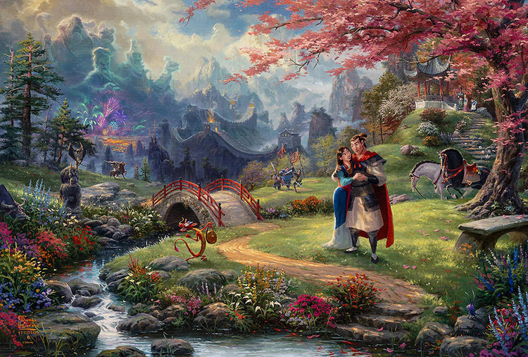 Thomas Kinkade Studios - Mulan - Blossoms of Love (2018)