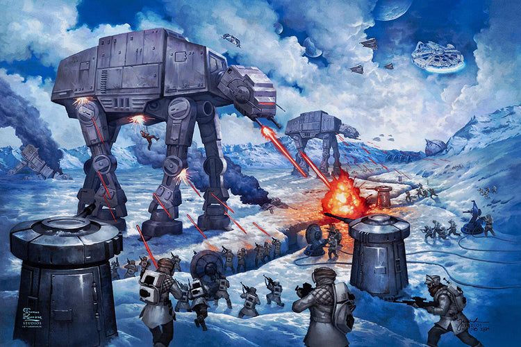 Thomas Kinkade Studios - The Battle of Hoth (2019)