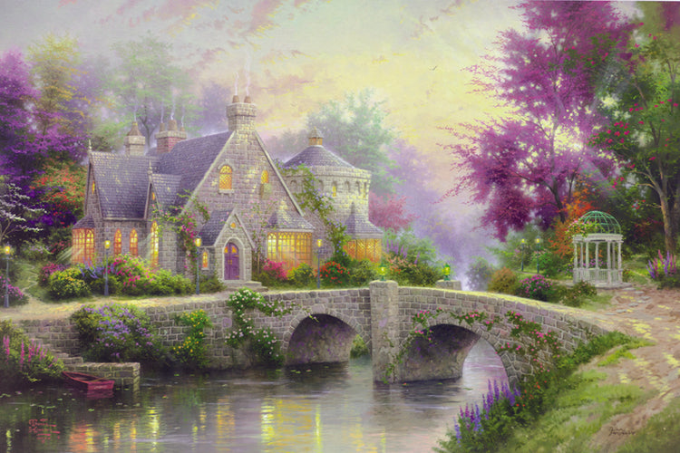 Thomas Kinkade - Lamplight Manor (Medium) (2000)