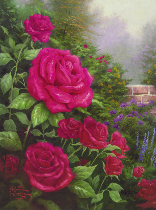 Thomas Kinkade - Perfect Red Rose (1999)