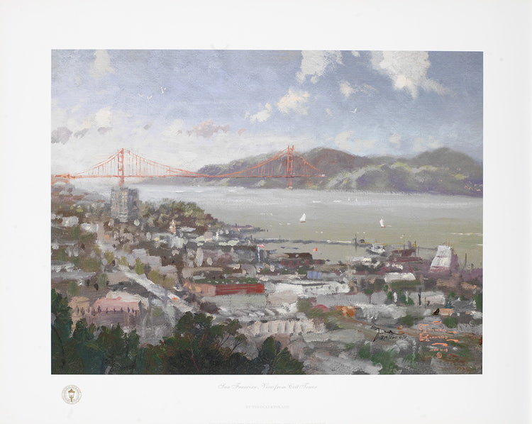 Thomas Kinkade - View from Coit Tower, S.F. (Small) (1999)