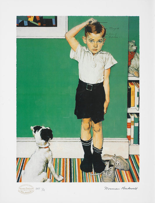 Norman Rockwell - He's Going to be Taller than Dad (2012)