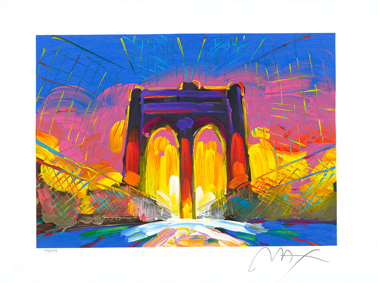 Peter Max - Brooklyn Bridge (2017)