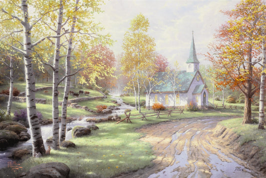 Thomas Kinkade - Aspen Chapel (2001)