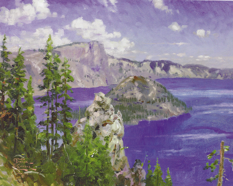 Thomas Kinkade - Crater Lake (Small) (1999)