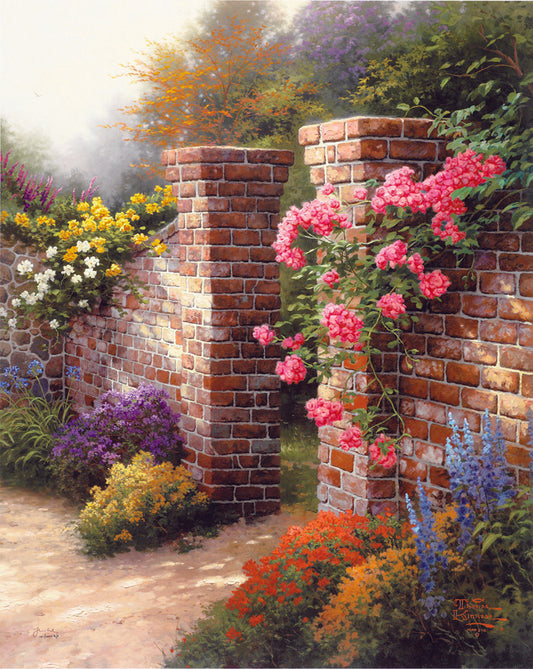 Thomas Kinkade - Rose Garden (Large) (2000)