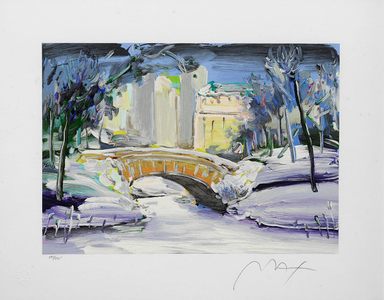 Peter Max - Central Park Winter (2016)