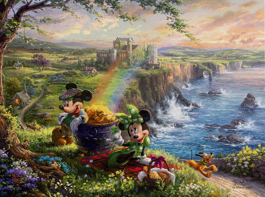 Thomas Kinkade Studios - Mickey and Minnie in Ireland (2016)